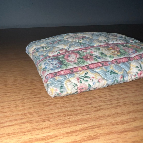 RARE Vintage Pastel Blue VERA BRADLEY Zipper Coin Purse - Picture 5 of 5